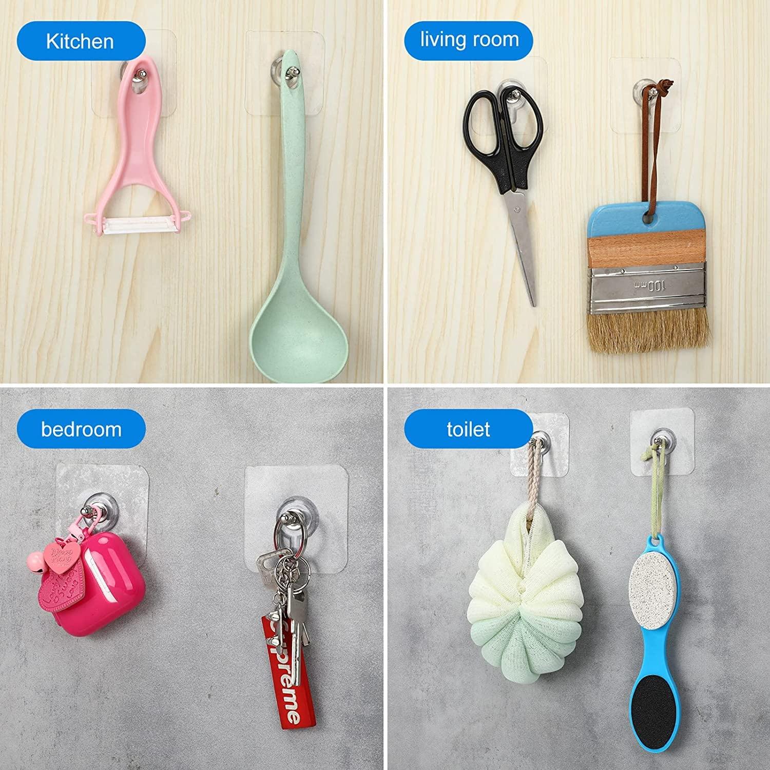 Wall Hooks, Adhesive Wall Screws Hanging Nails