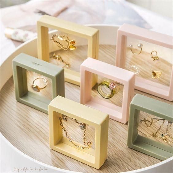 3D floating display Frame Case Jewellery