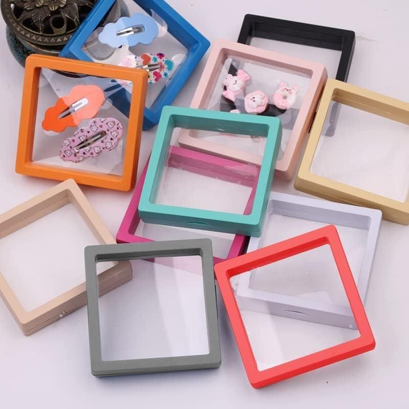 3D floating display Frame Case Jewellery