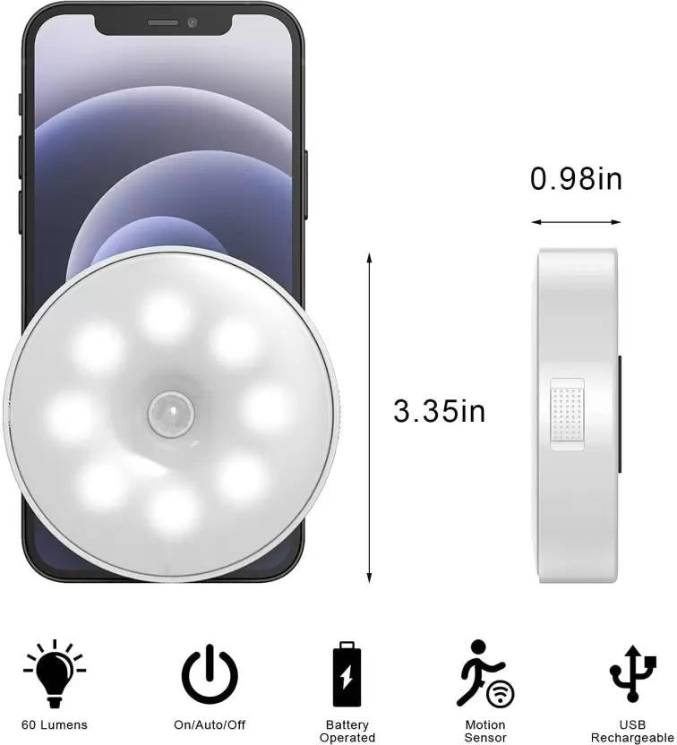 Motion Sensor Light for Home with USB Charging