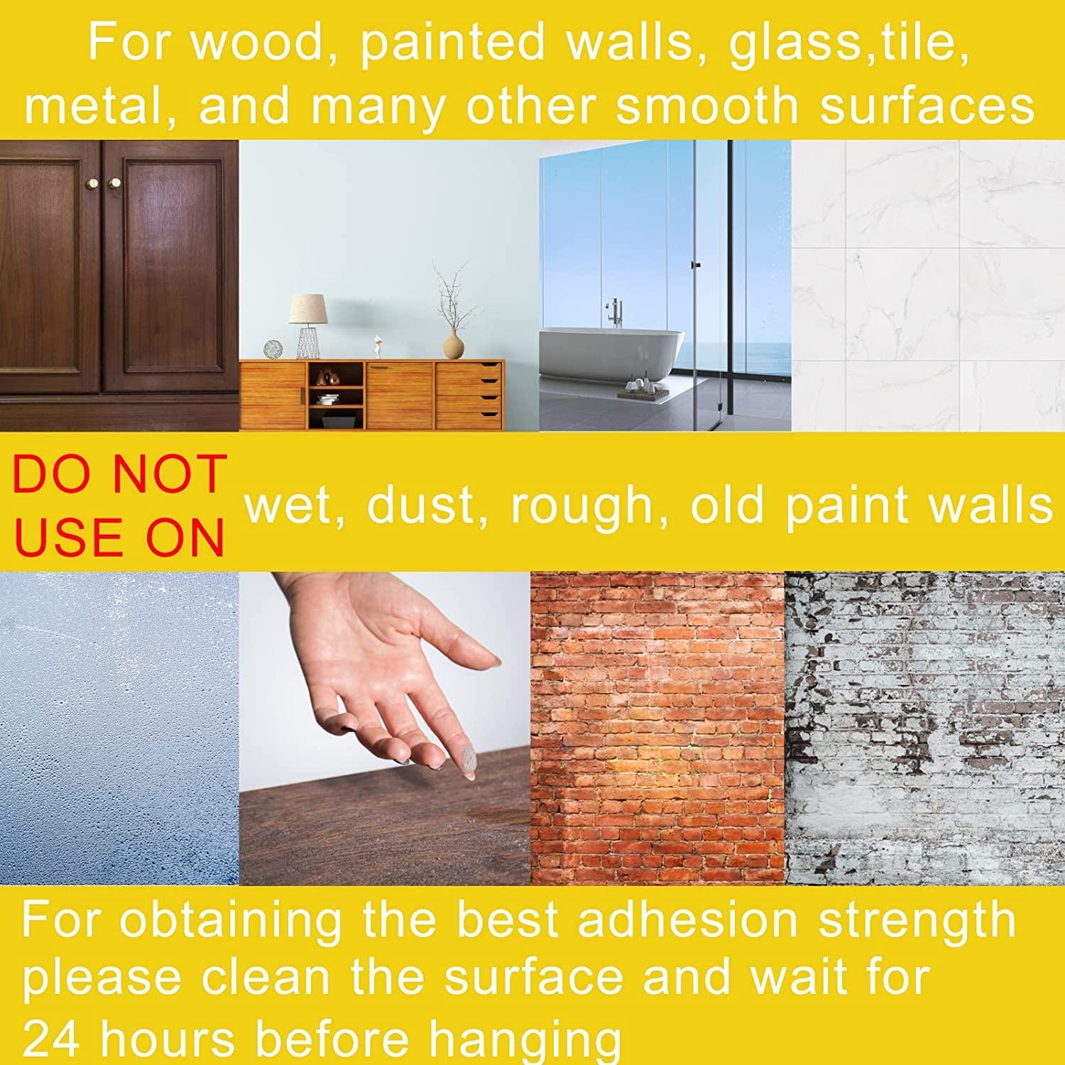 Wall Hooks, Adhesive Wall Screws Hanging Nails