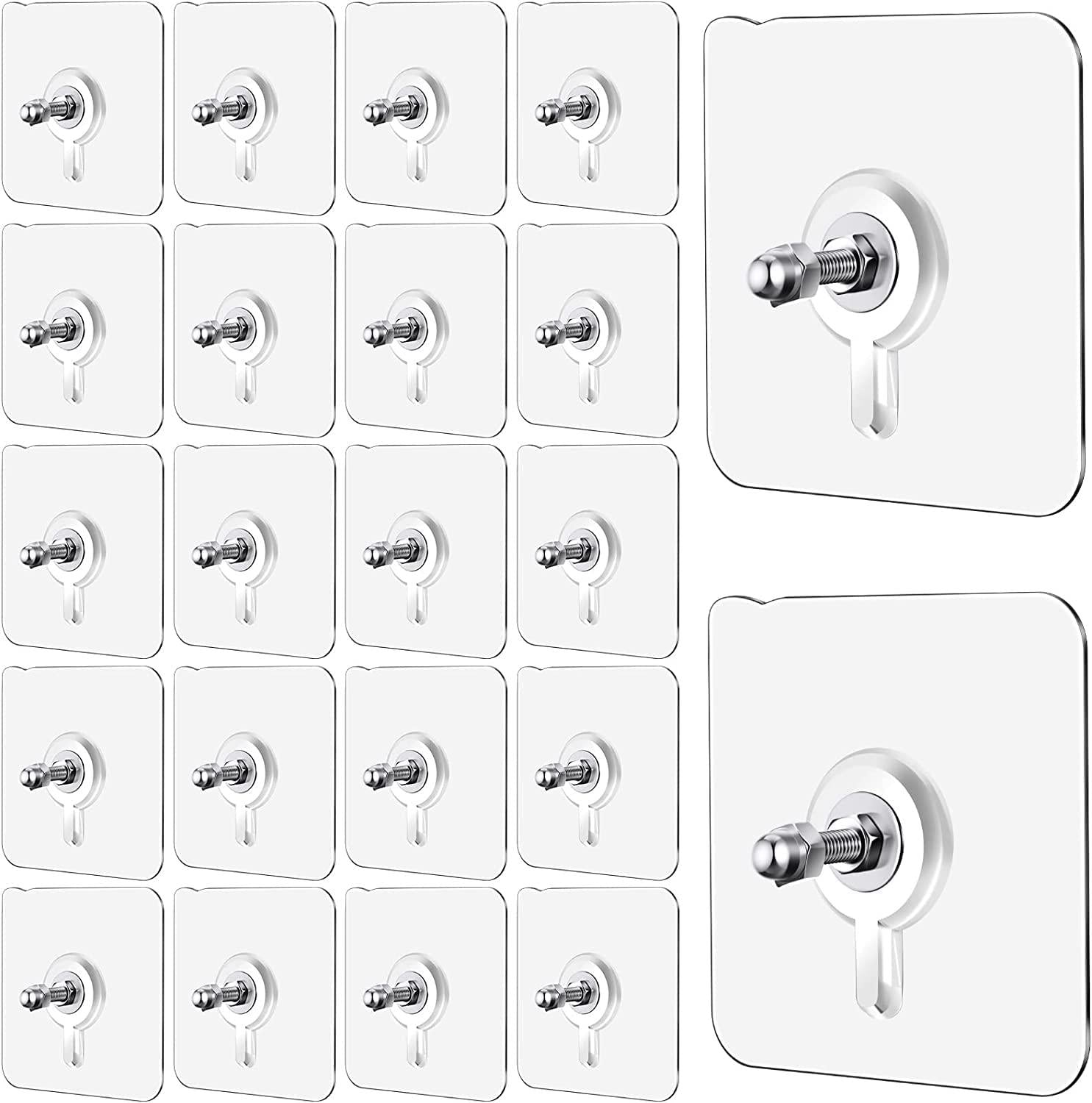 Wall Hooks, Adhesive Wall Screws Hanging Nails