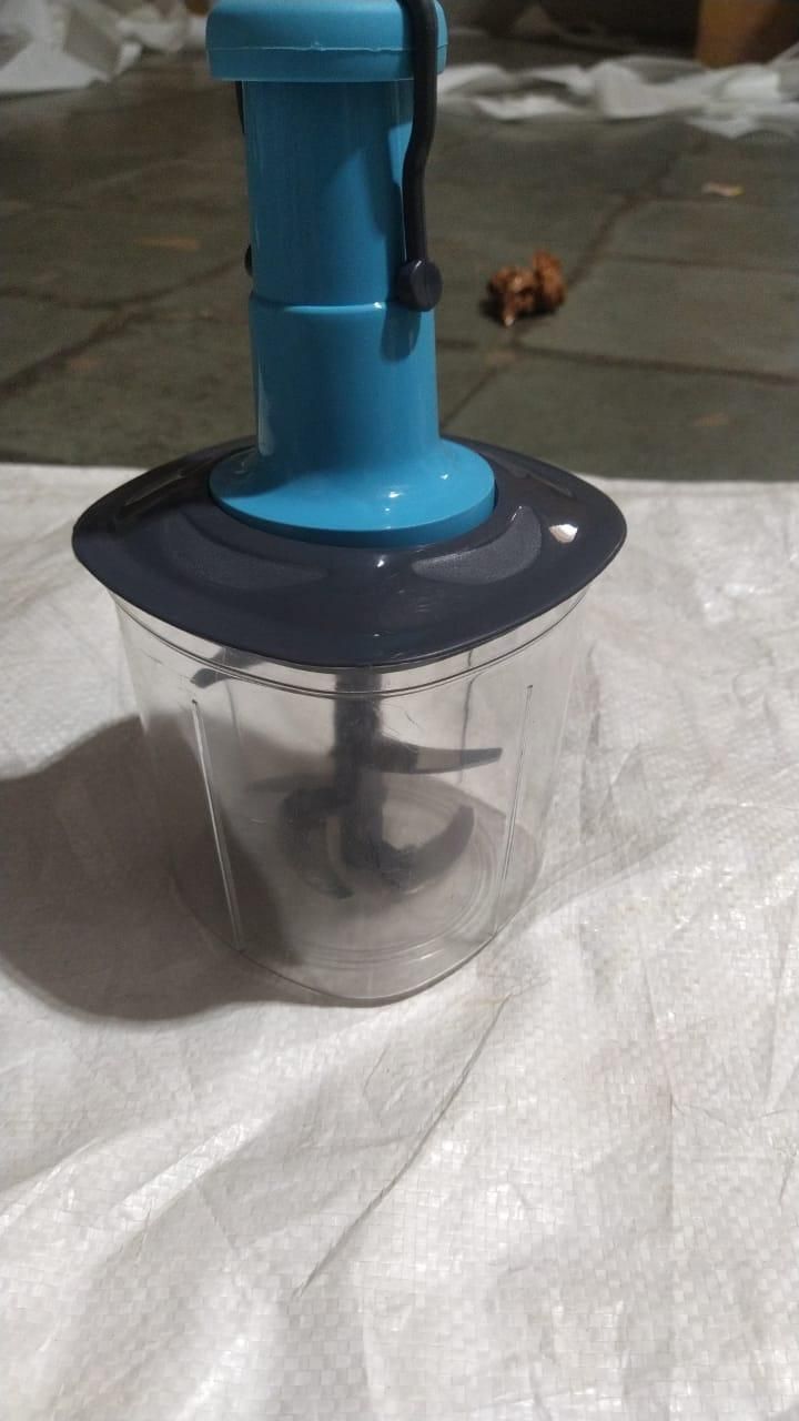 Manual Fruit & Vegetable Chopper with Stainless-Steel Blades