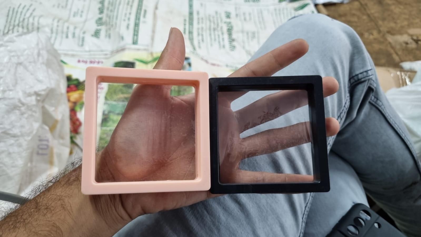 3D floating display Frame Case Jewellery